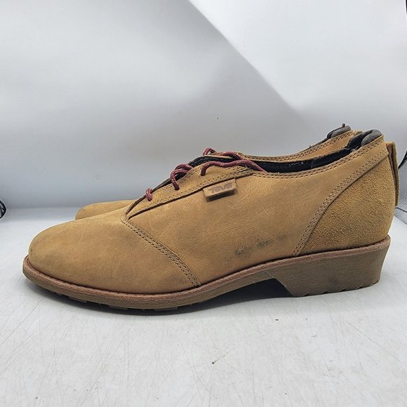 Teva De La Vina Dos Womens 8 Brown Oxfords Shoes Casual Walking Work 1019810 - Picture 5 of 12